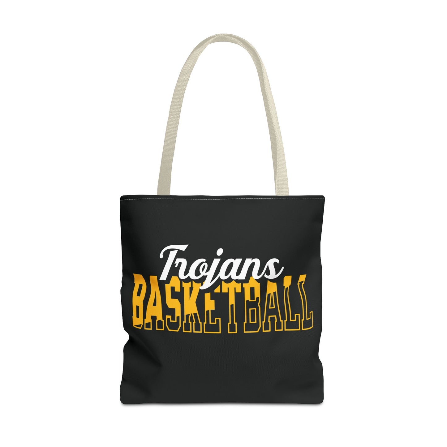 Custom Team Mascot Tote Bag – Personalized School Colors & Half-Solid, Half-Outline Text