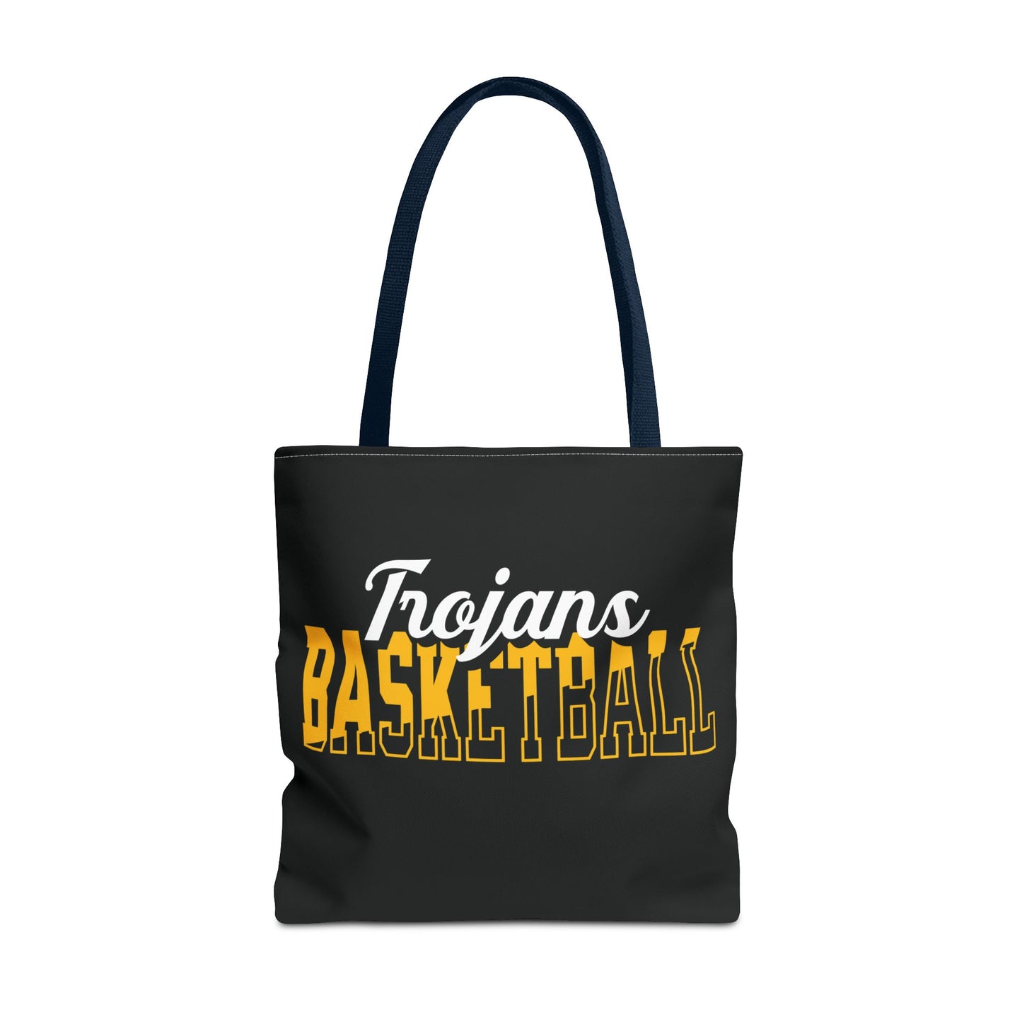 Custom Team Mascot Tote Bag – Personalized School Colors & Half-Solid, Half-Outline Text