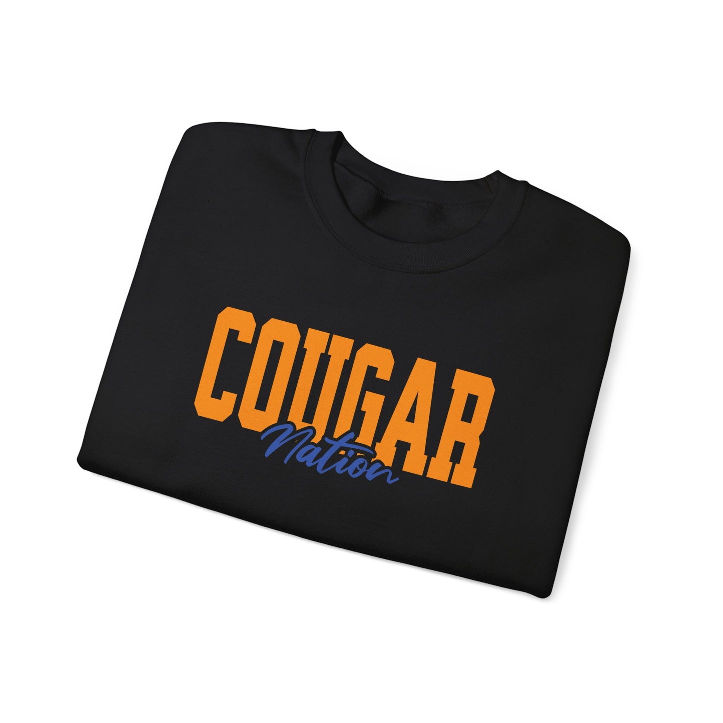 Personalized Team Mascot Nation Crewneck – Custom School Colors & Collegiate Font
