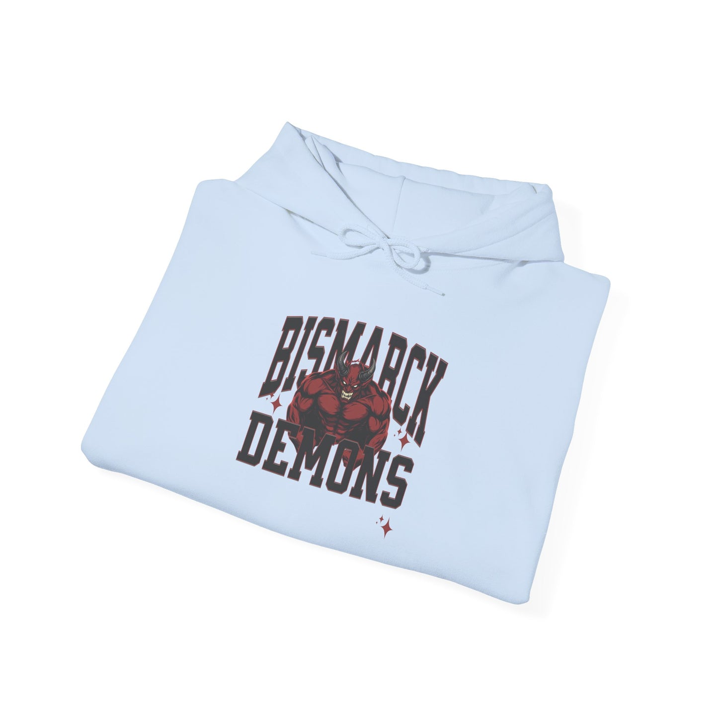 Personalized Muscle Mascot Hoodie – Bold Custom School Colors & Game Day Power Look