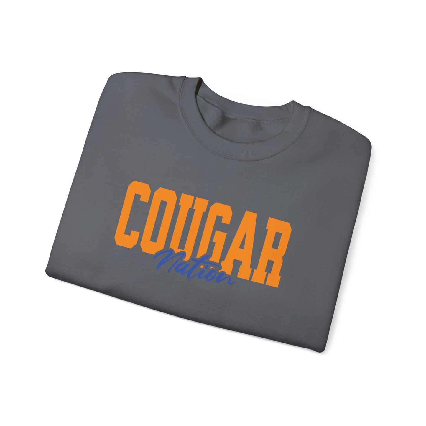 Personalized Team Mascot Nation Crewneck – Custom School Colors & Collegiate Font