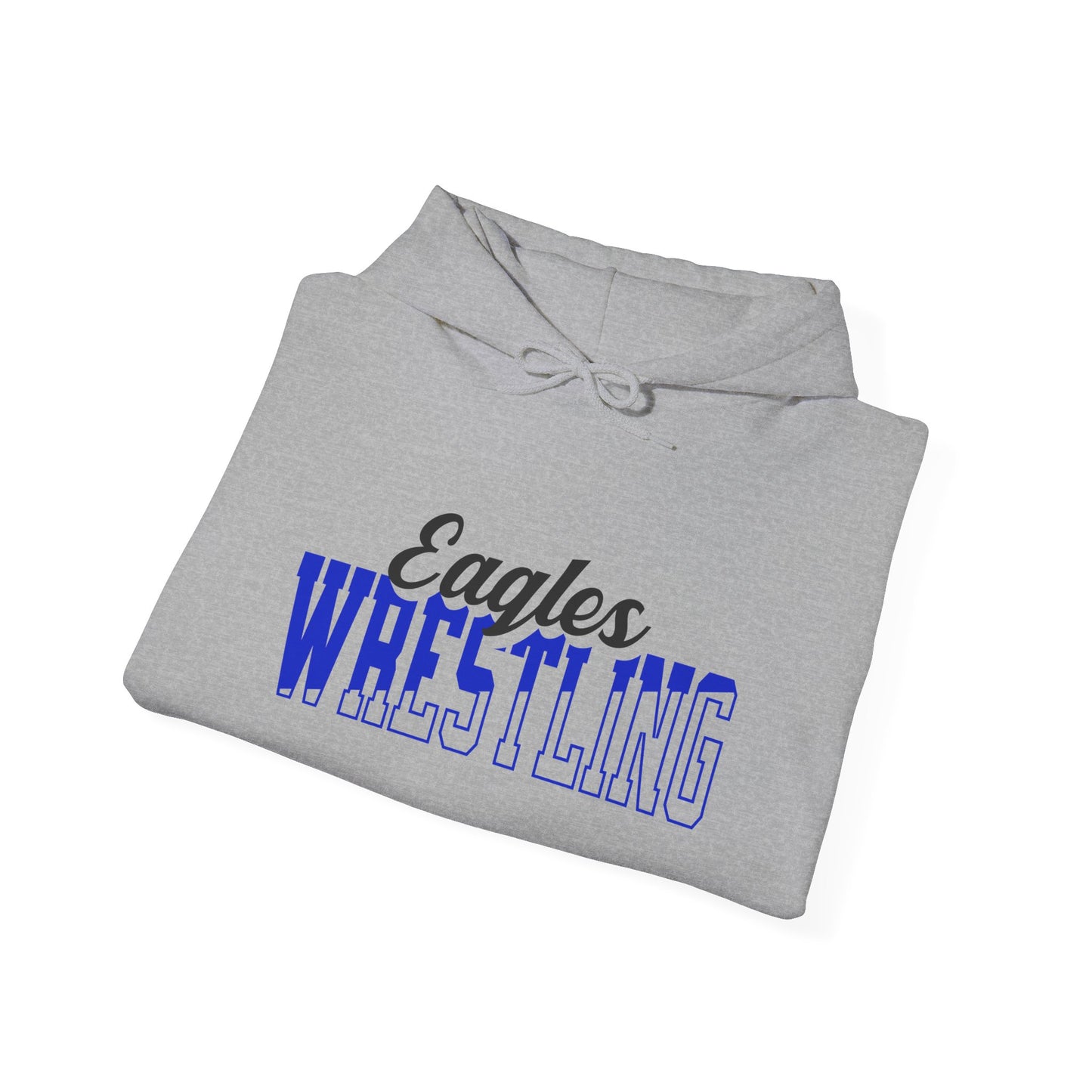 Custom Wrestling Team Mascot Hoodie – Personalized School Colors, Solid & Outline Design