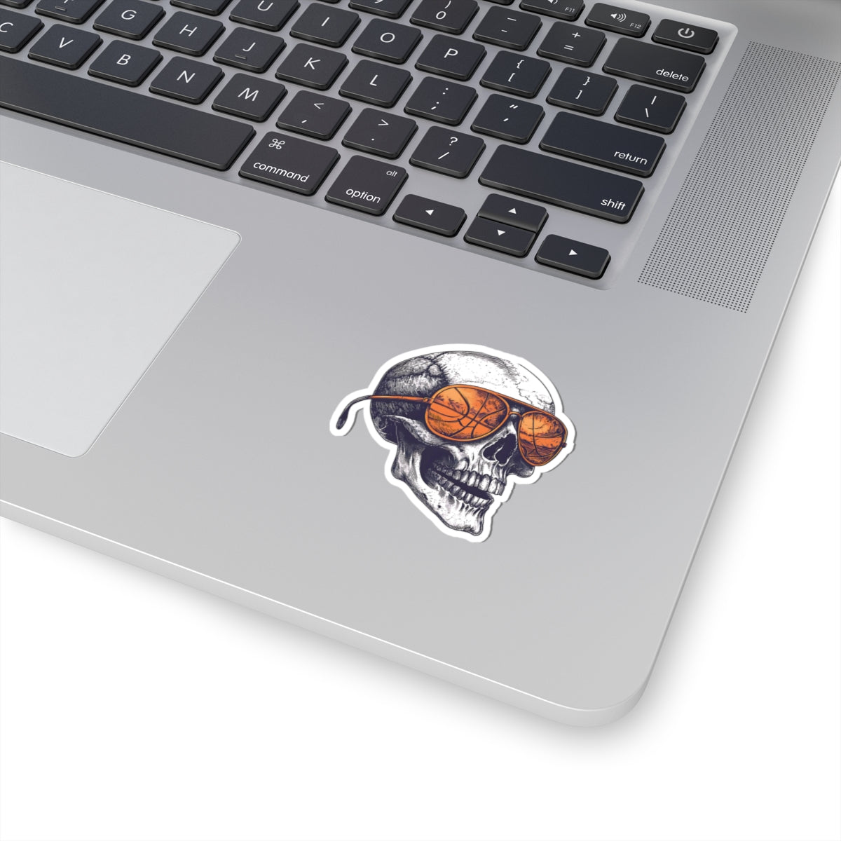 Cool Skull Basketball Kiss-Cut Stickers - Perfect for Sports Fans & Decor