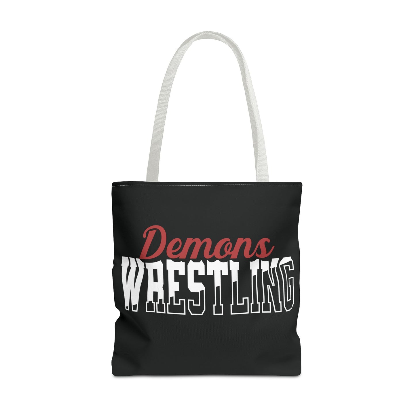 Personalized Wrestling Team Mascot Tote Bag – Custom School Colors & Bold Collegiate Design