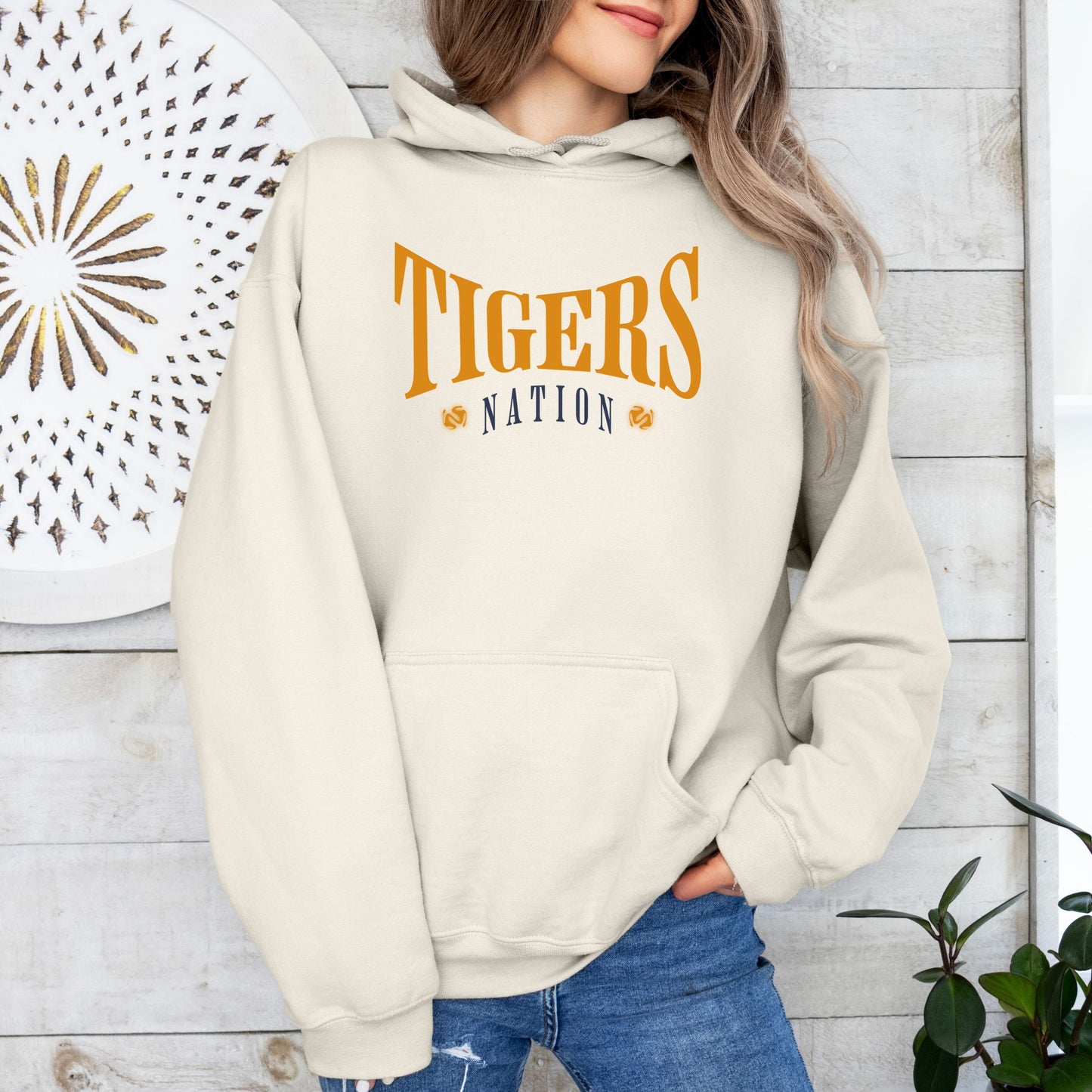 Custom Team Mascot Gildan Crewneck Sweatshirt