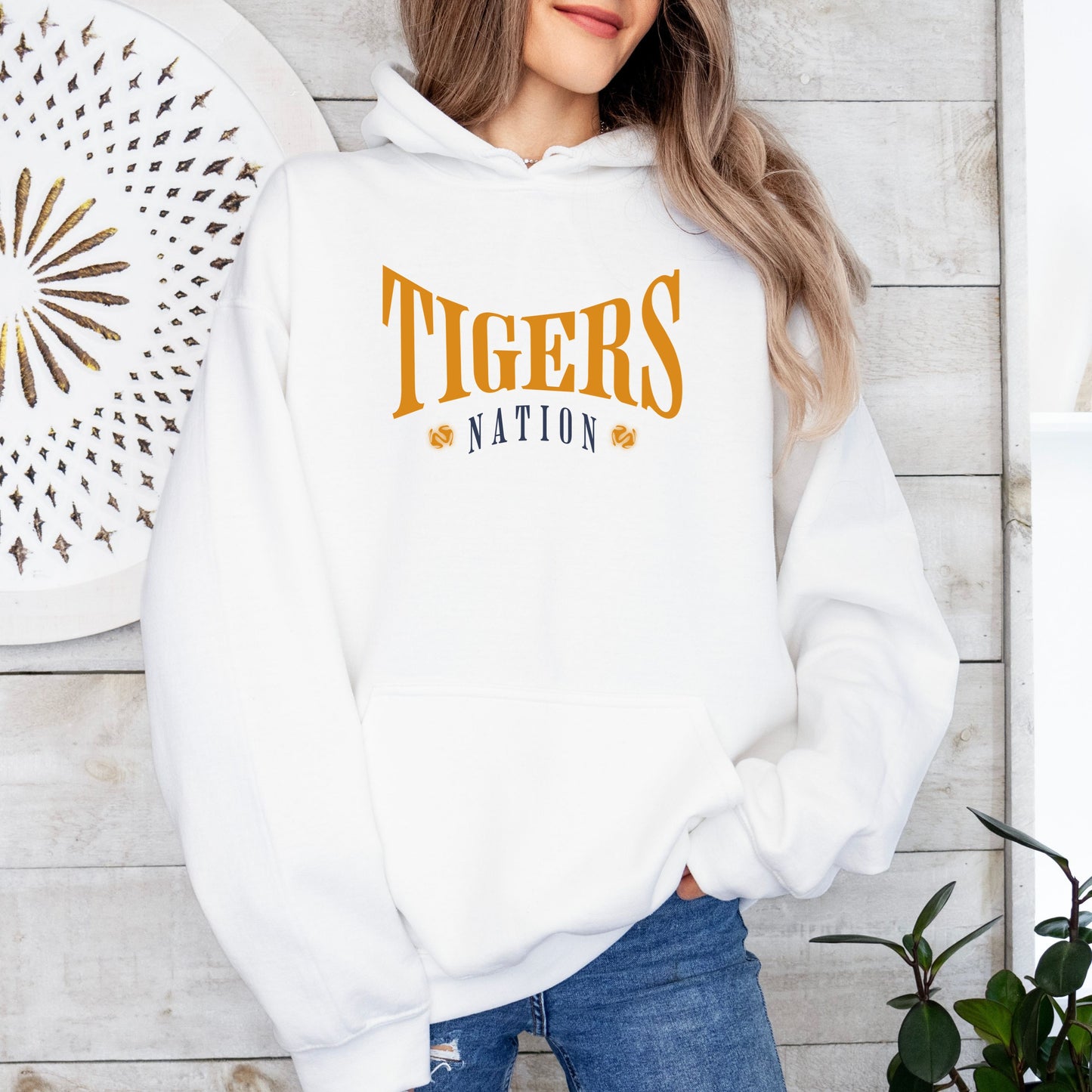 Custom Team Mascot Gildan Crewneck Sweatshirt