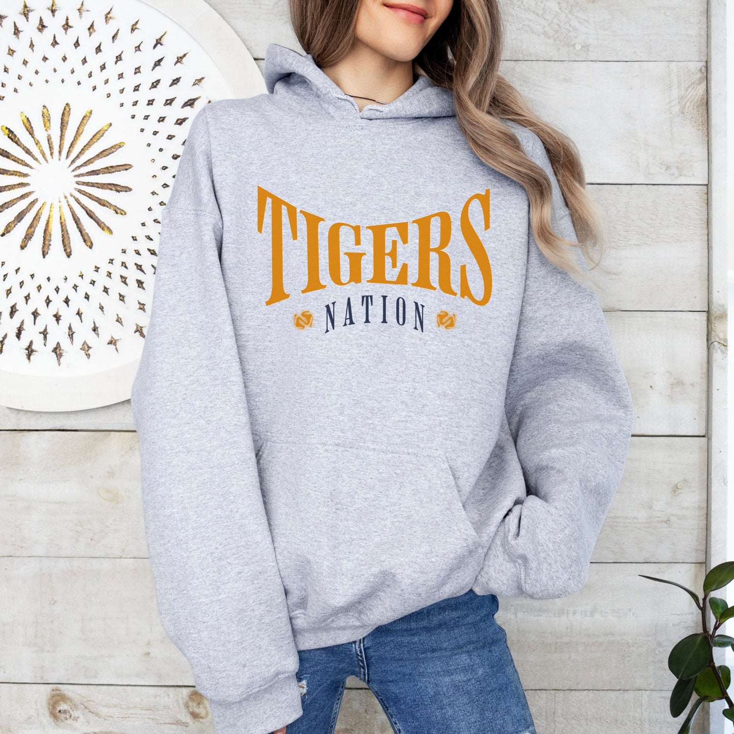 Custom Team Mascot Gildan Hooded Sweatshirt