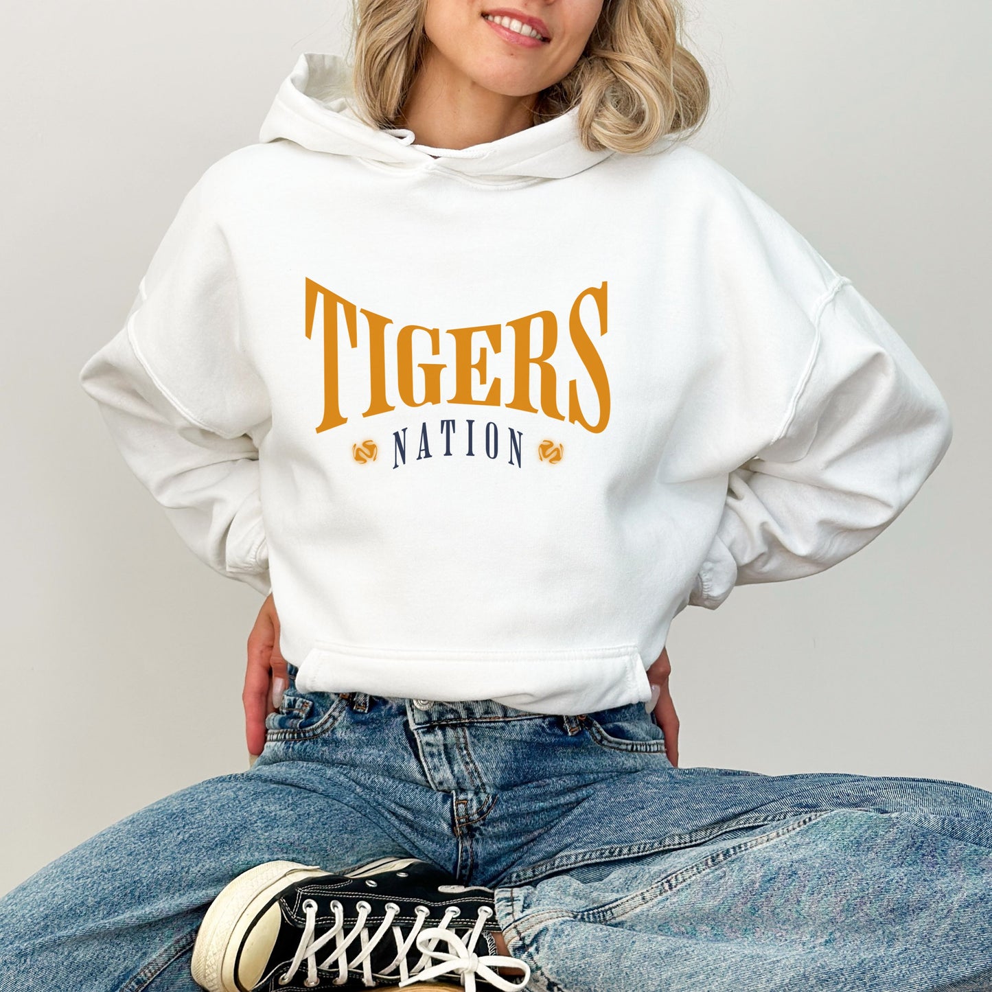 Custom Team Mascot Gildan Hooded Sweatshirt