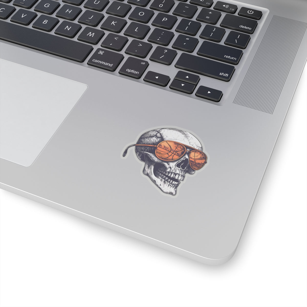 Cool Skull Basketball Kiss-Cut Stickers - Perfect for Sports Fans & Decor