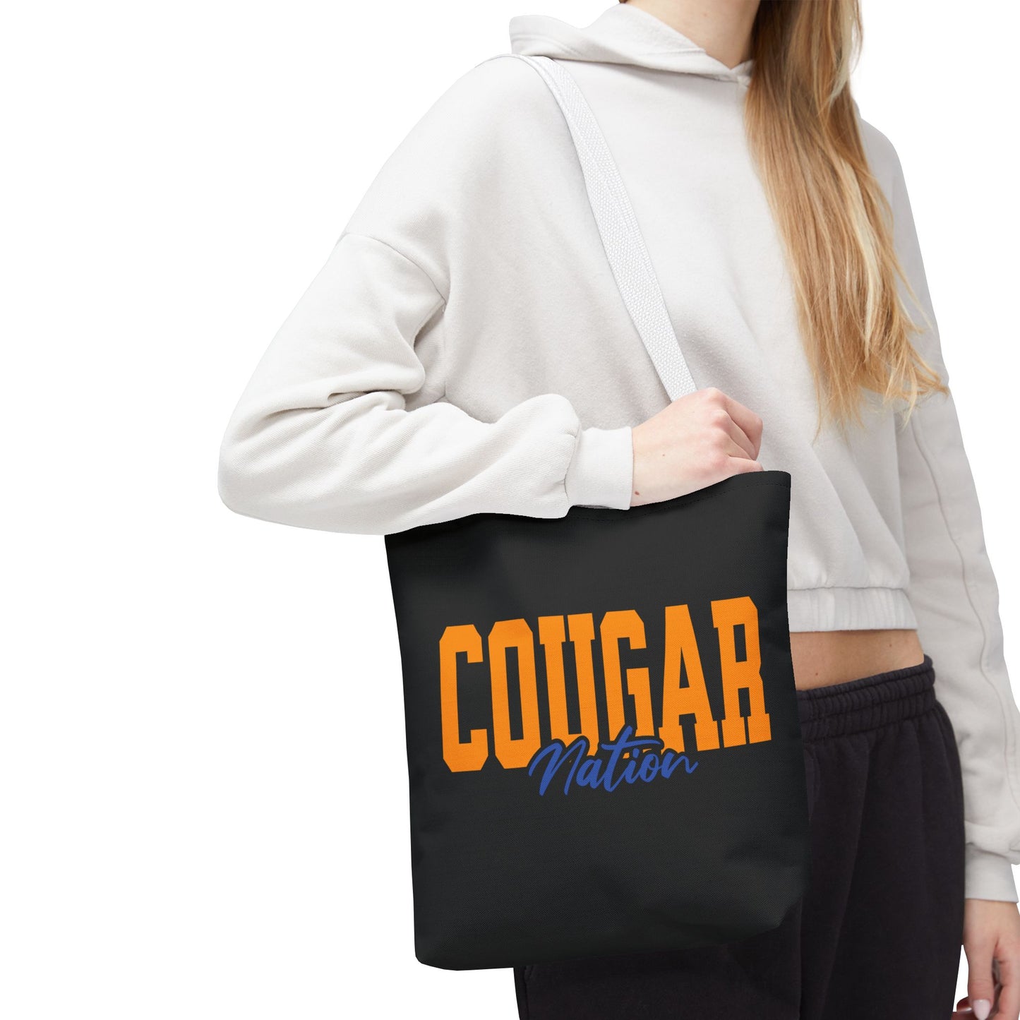 Personalized Team Mascot Nation Game Day Tote Bag – Custom School Colors & Collegiate Font