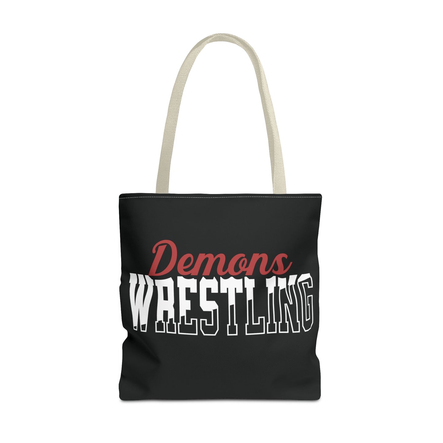 Personalized Wrestling Team Mascot Tote Bag – Custom School Colors & Bold Collegiate Design