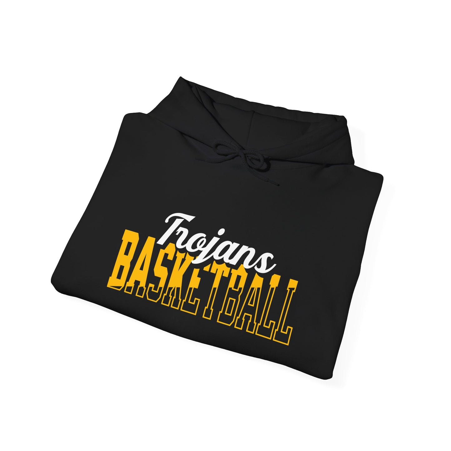 Custom Team Mascot Hoodie – Personalized School Colors & Half-Solid, Half-Outline Text