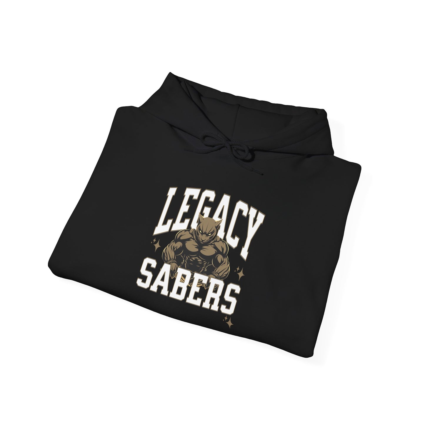 Personalized Muscle Mascot Hoodie – Bold Custom School Colors & Game Day Power Look