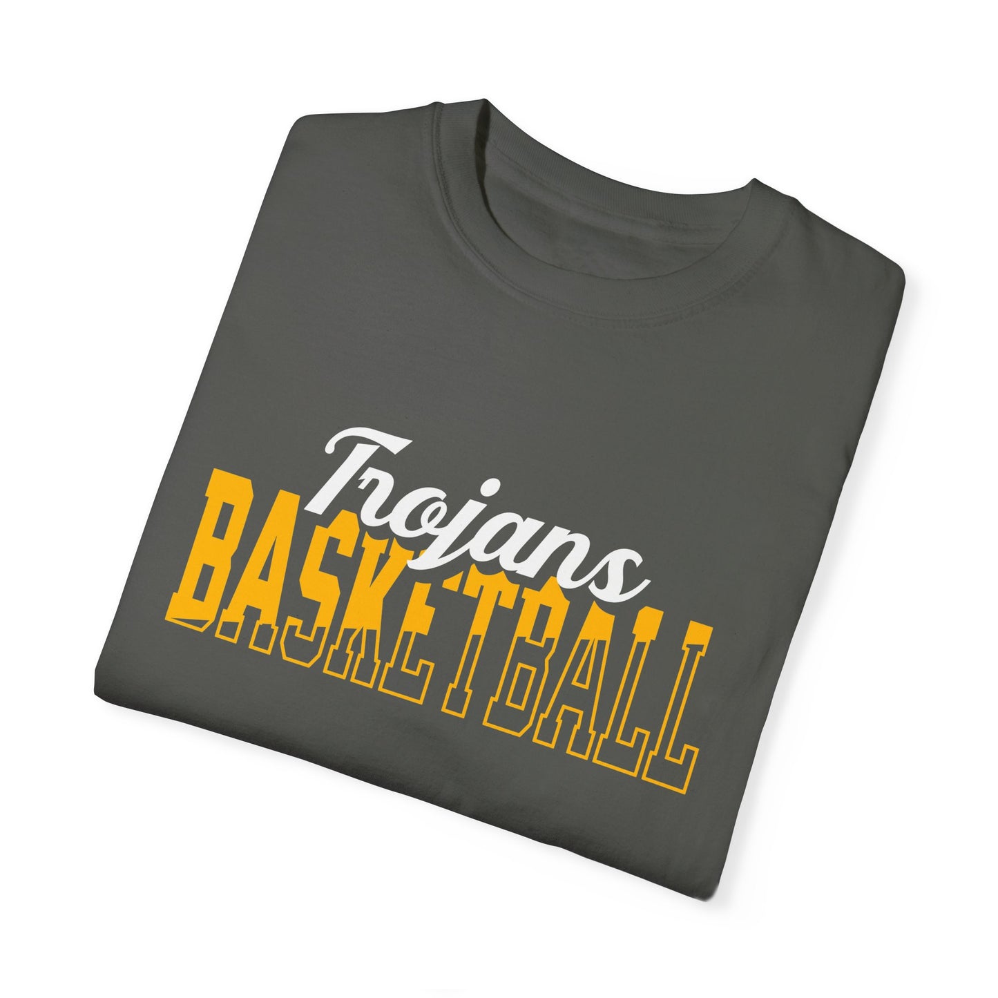Custom Team Mascot T-Shirt - Personalized School Colors & Bold Collegiate Text