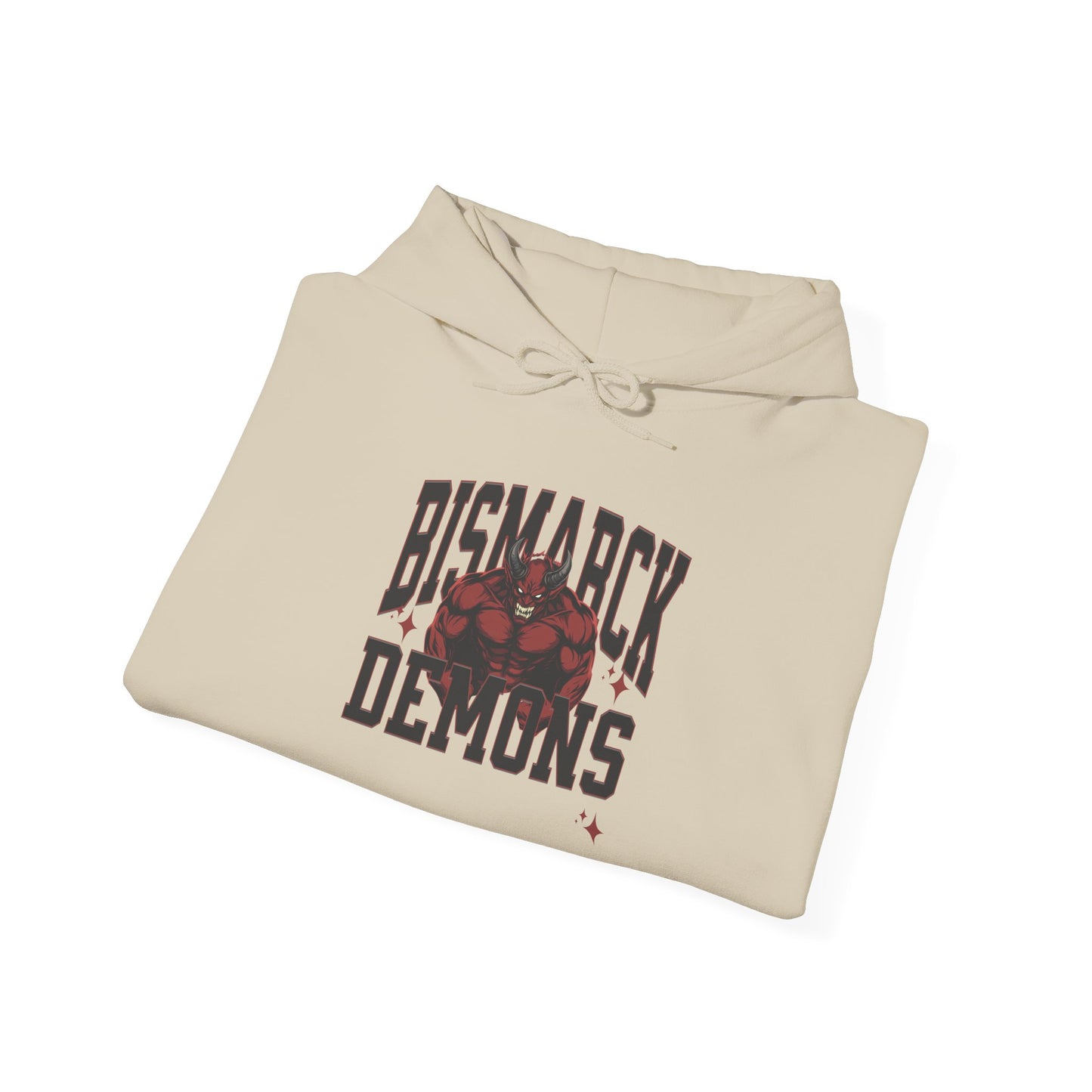 Personalized Muscle Mascot Hoodie – Bold Custom School Colors & Game Day Power Look