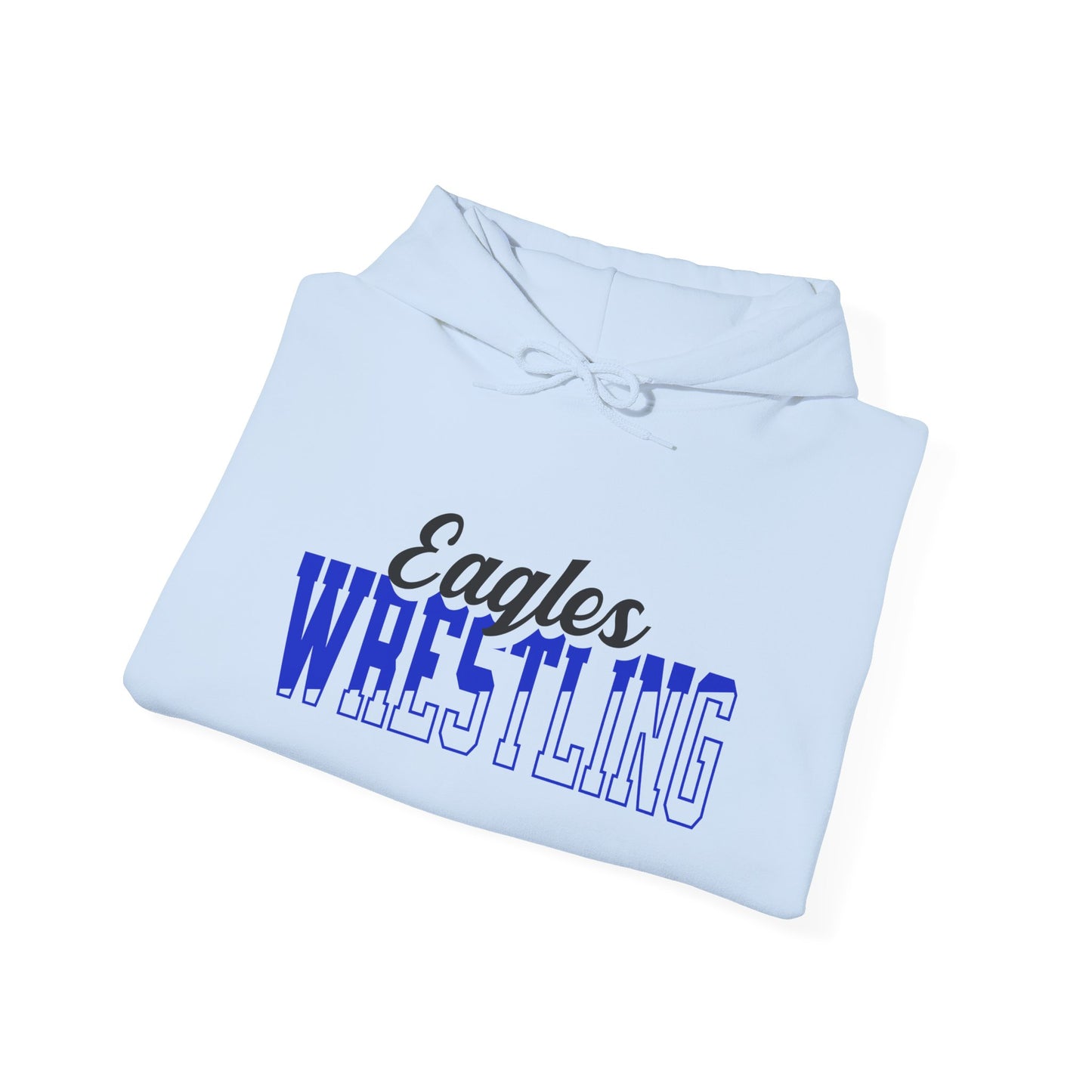 Custom Wrestling Team Mascot Hoodie – Personalized School Colors, Solid & Outline Design