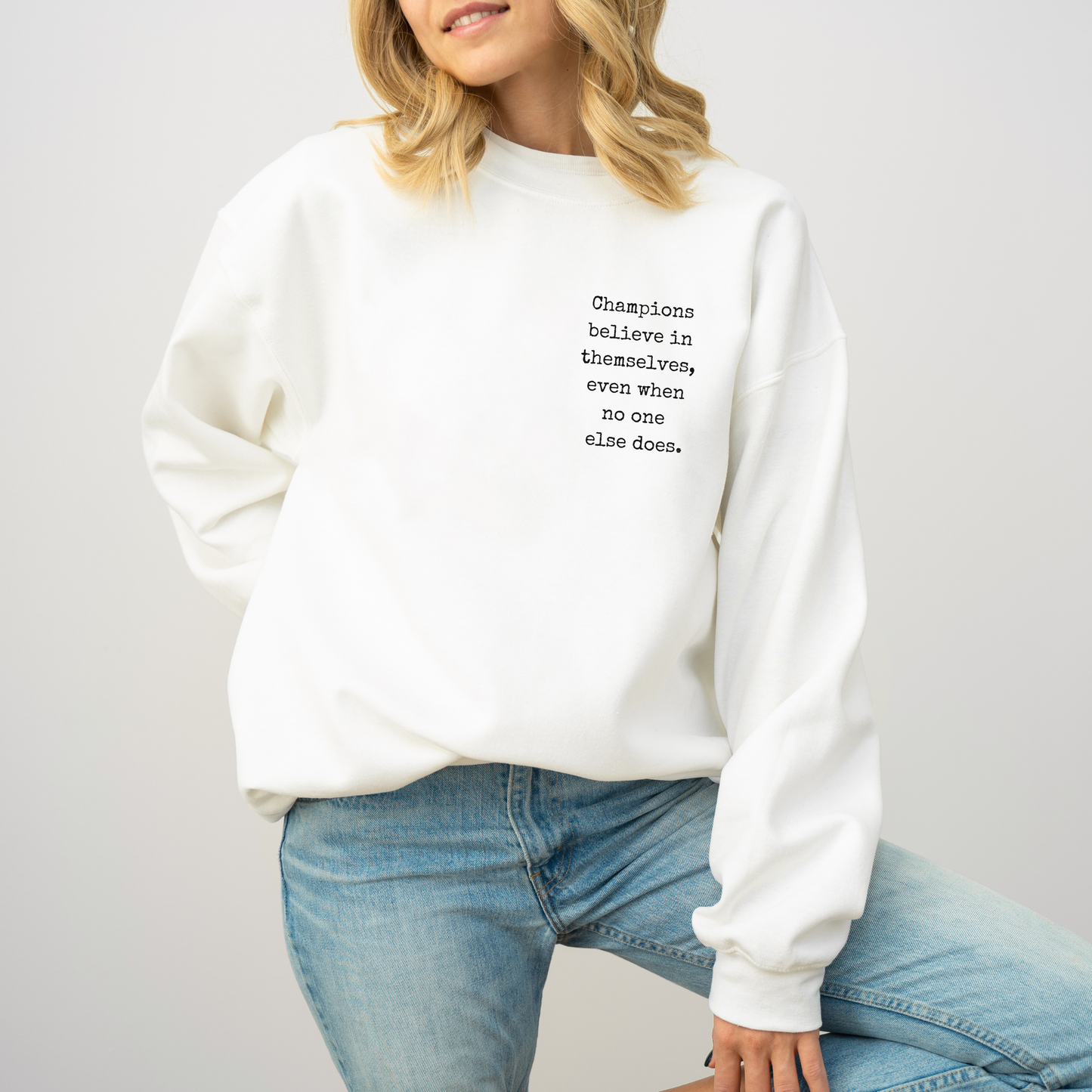 Champion Mindset Embroidered Crewneck Sweatshirt