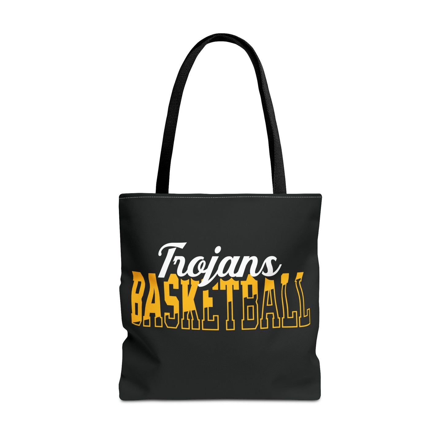 Custom Team Mascot Tote Bag – Personalized School Colors & Half-Solid, Half-Outline Text
