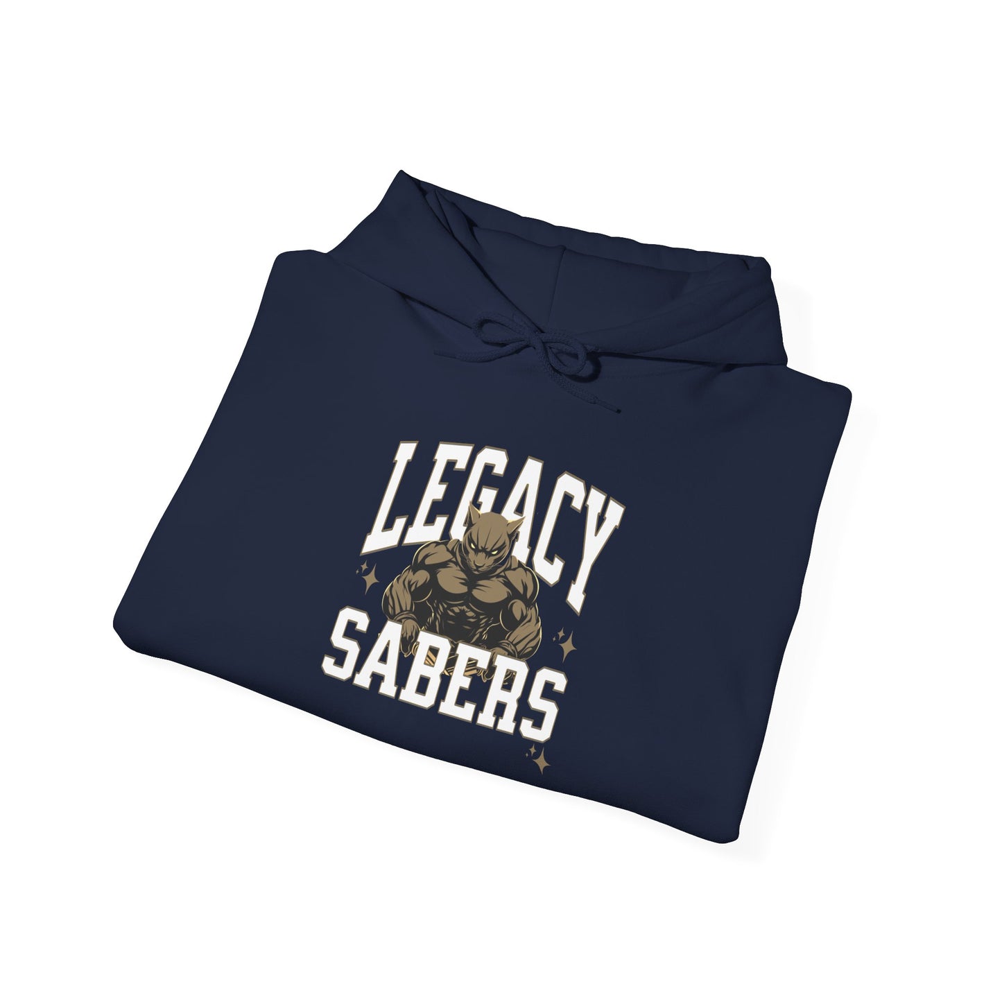Personalized Muscle Mascot Hoodie – Bold Custom School Colors & Game Day Power Look