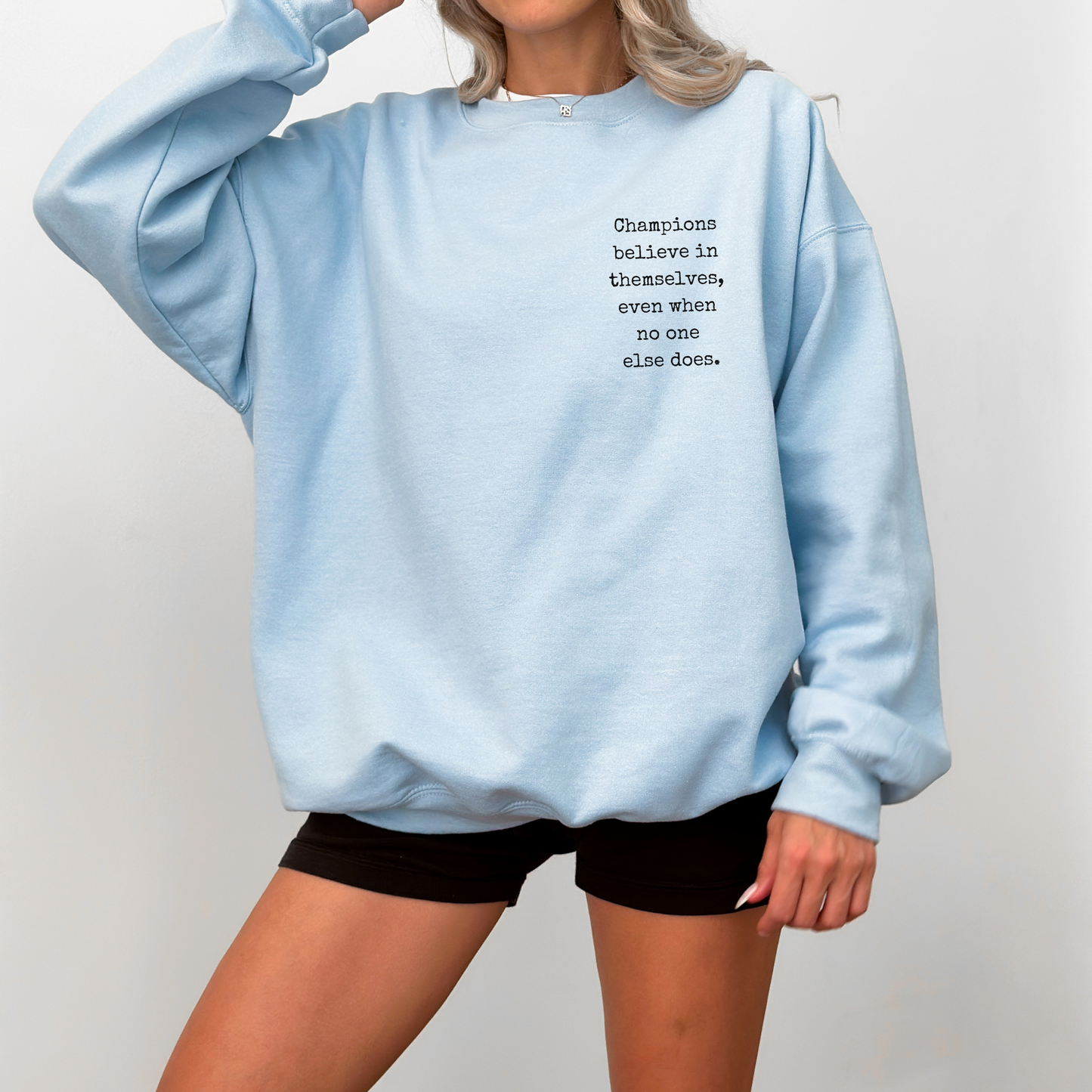 Champion Mindset Embroidered Crewneck Sweatshirt