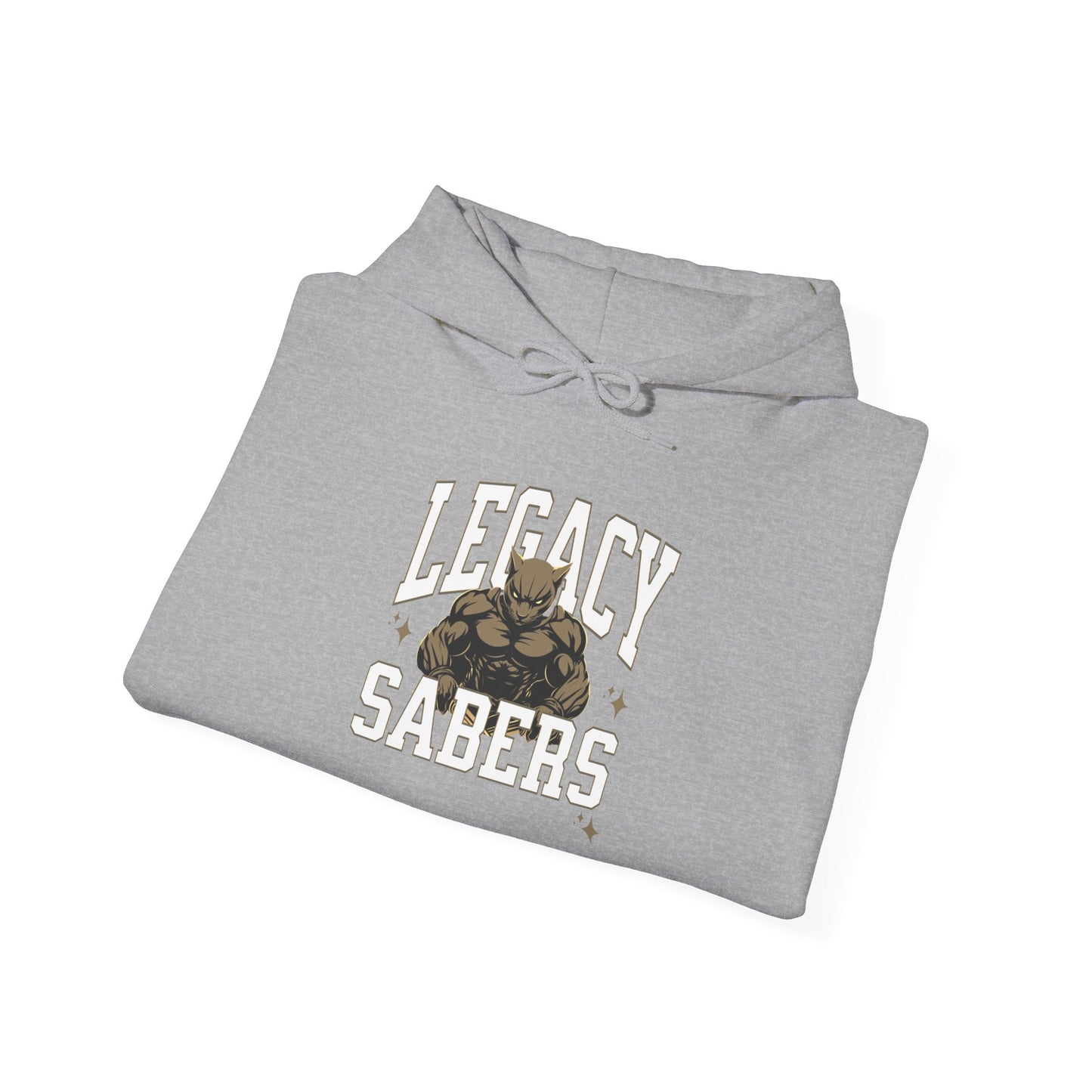 Personalized Muscle Mascot Hoodie – Bold Custom School Colors & Game Day Power Look