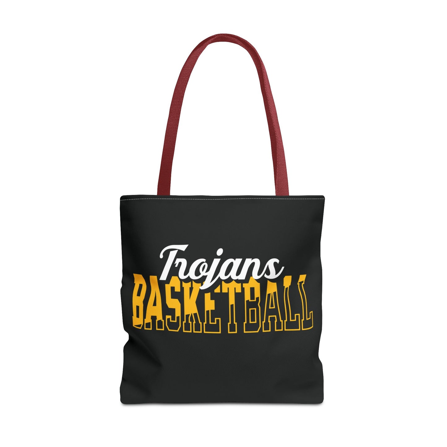 Custom Team Mascot Tote Bag – Personalized School Colors & Half-Solid, Half-Outline Text