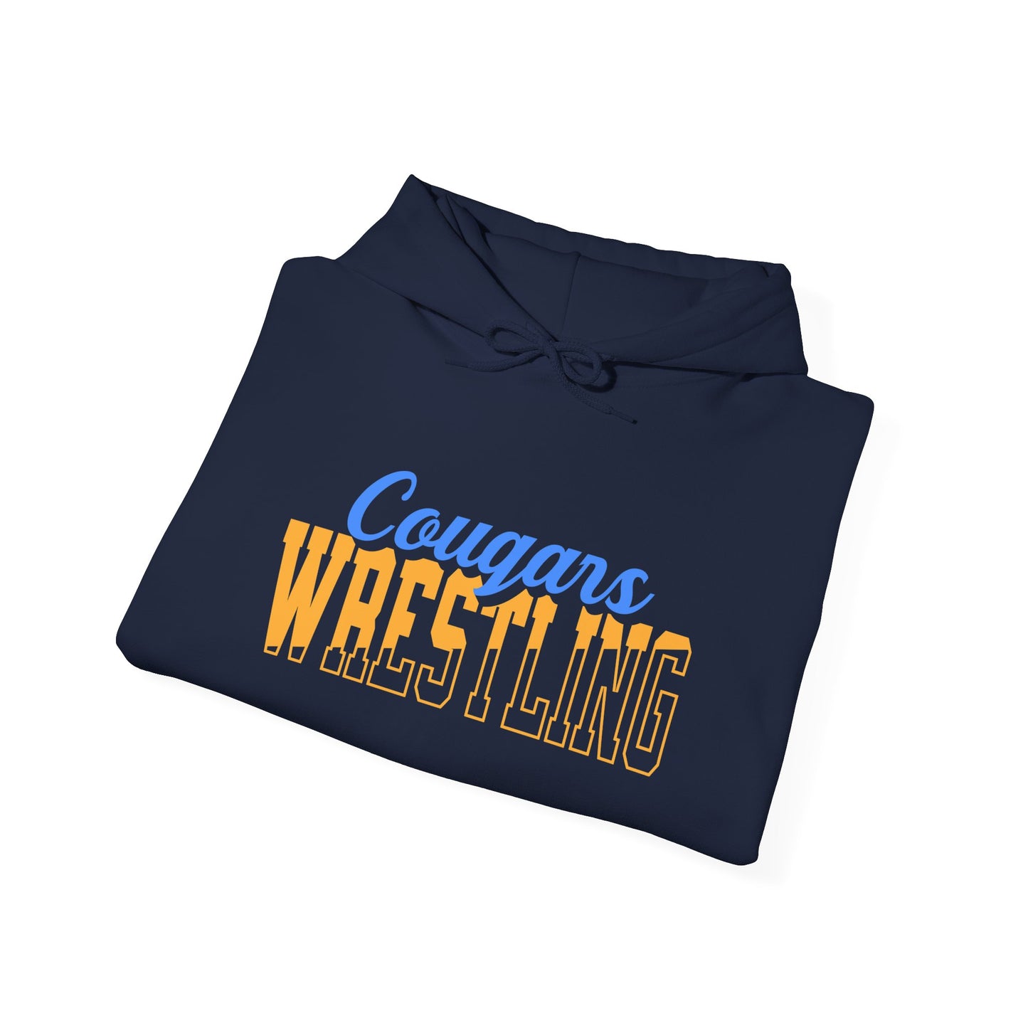 Custom Wrestling Team Mascot Hoodie – Personalized School Colors, Solid & Outline Design