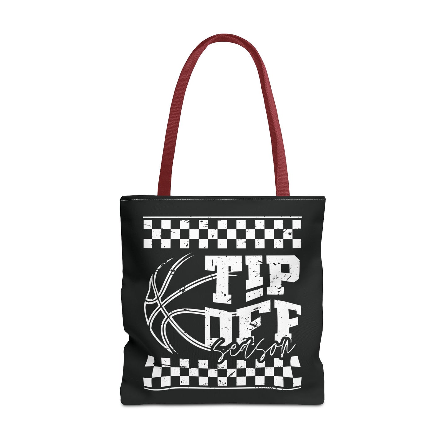 Tip-Off Season Retro Basketball Tote Bag – Vintage Style Game Day Carry-All