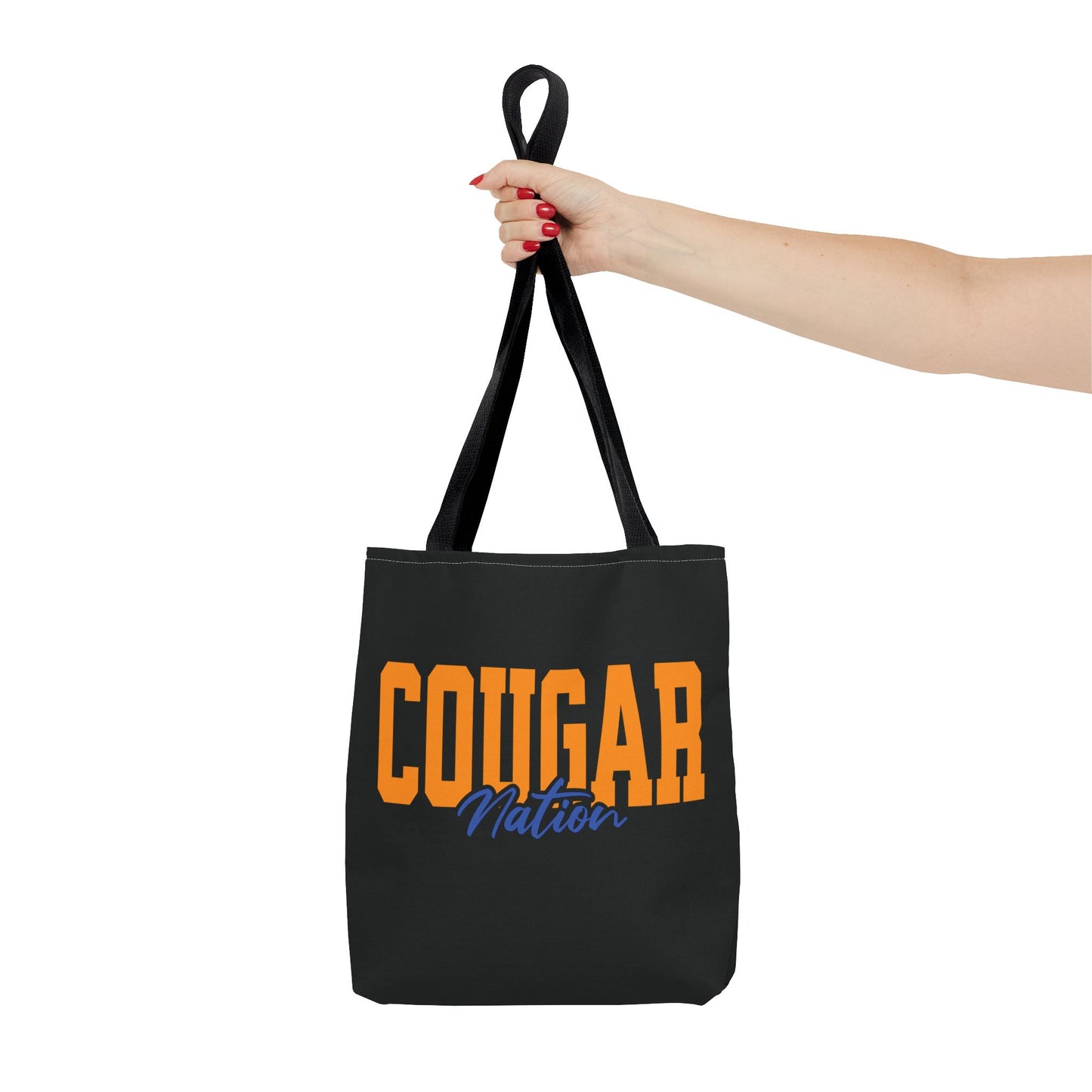 Personalized Team Mascot Nation Game Day Tote Bag – Custom School Colors & Collegiate Font