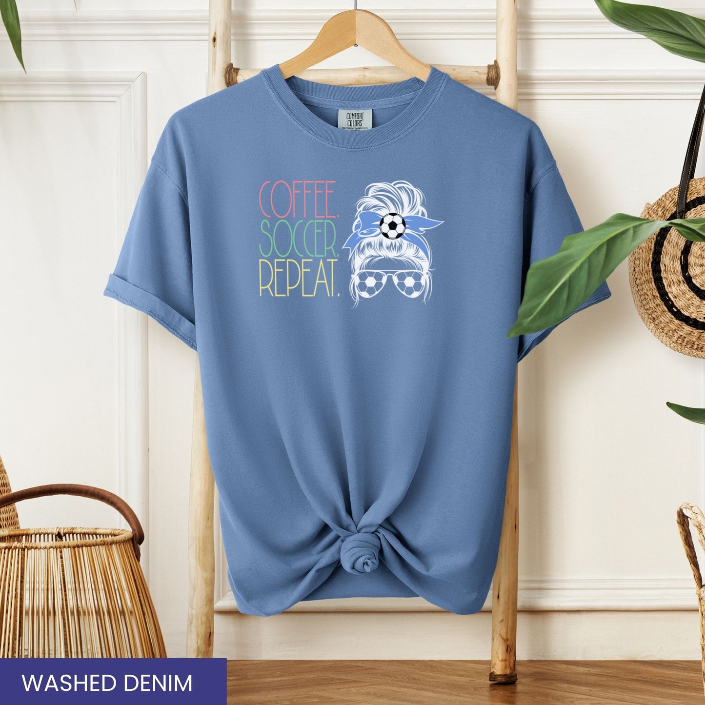 Coffee. Soccer. Repeat. T-Shirt – Perfect Gift for Soccer Players, Fans, and Soccer Moms!