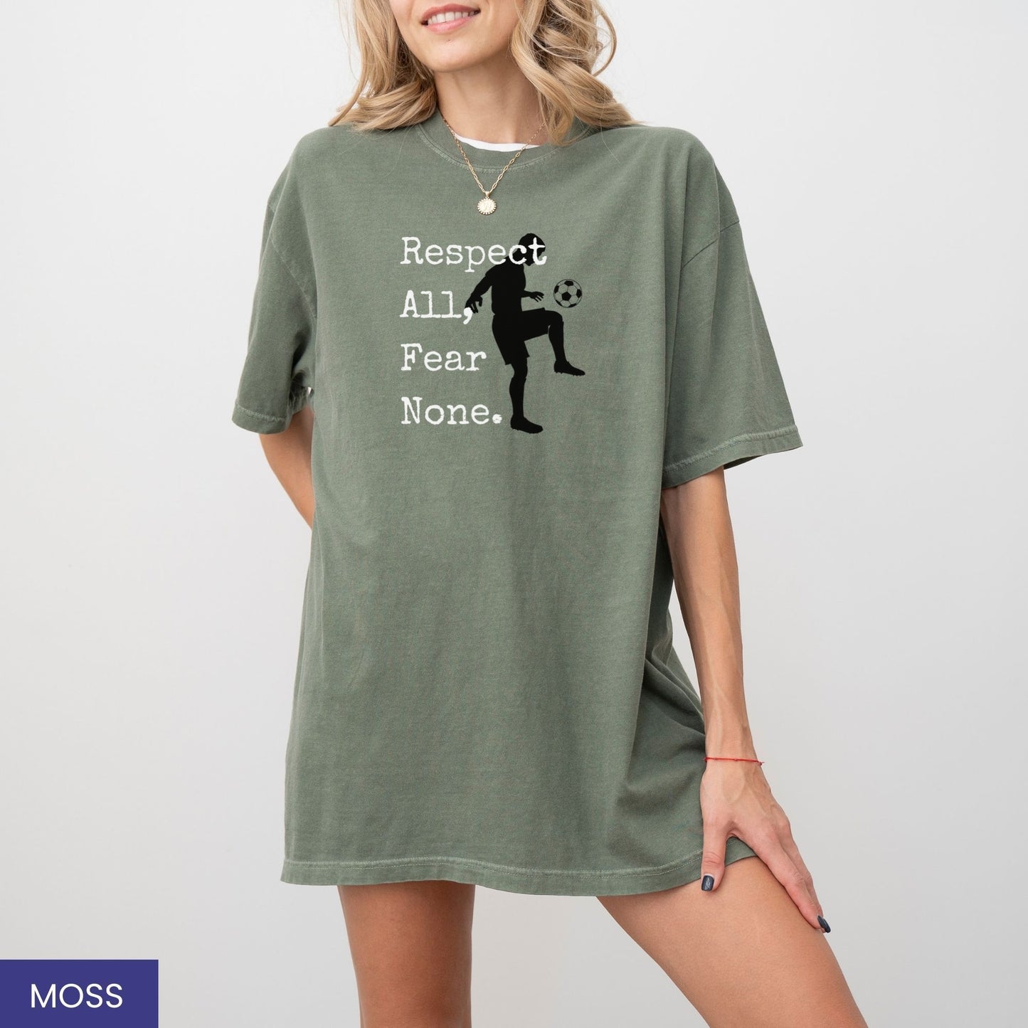 ⚽ Respect All, Fear None Soccer T-Shirt