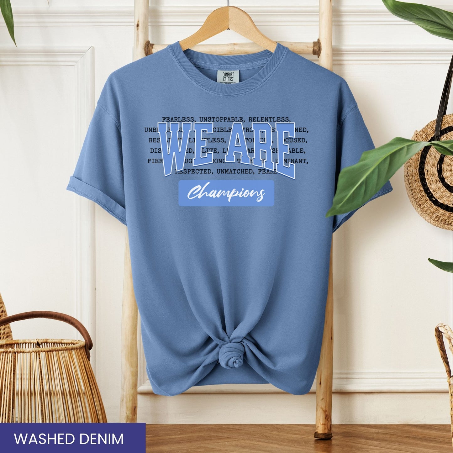 We Are Champions T-Shirt β Motivational Sports Tee for Athletes & Fans