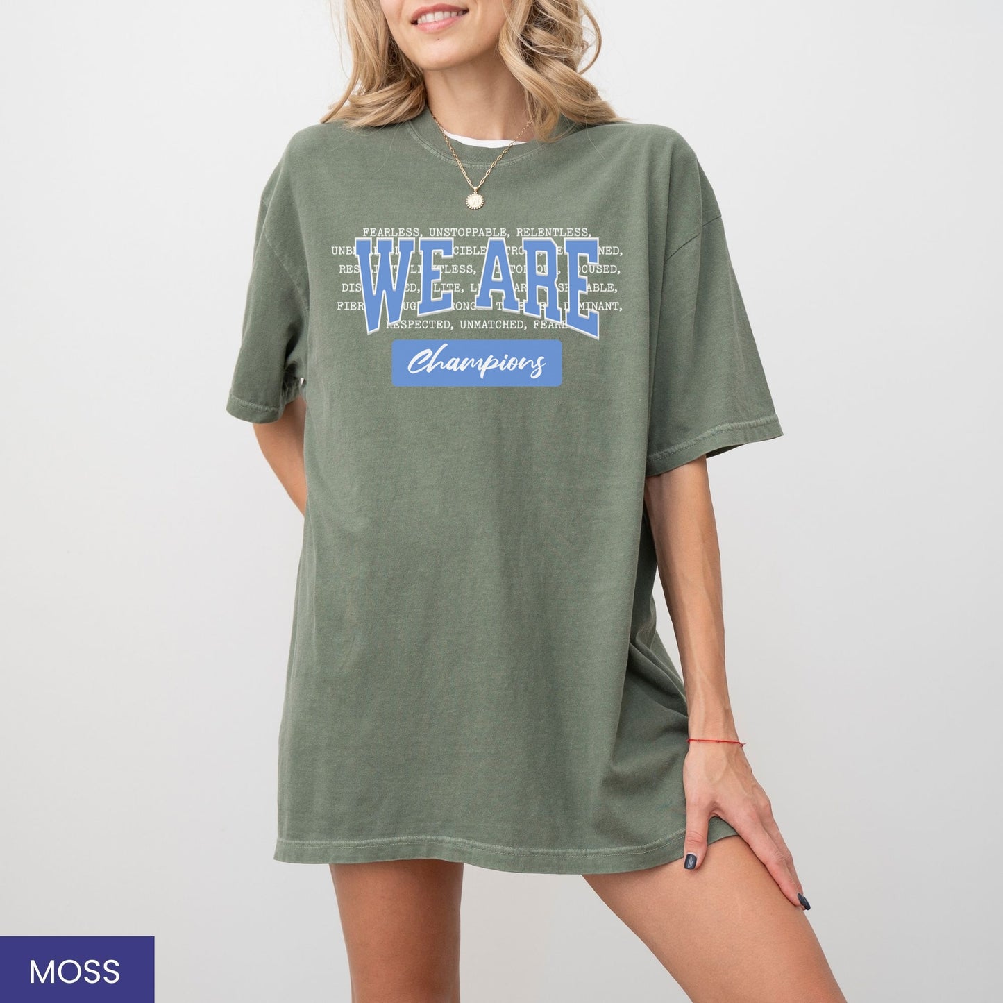 We Are Champions T-Shirt β Motivational Sports Tee for Athletes & Fans