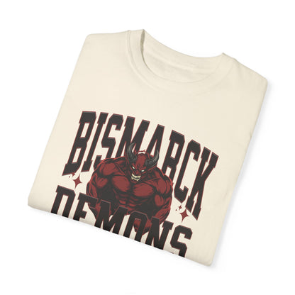 Personalized Muscle Mascot T-Shirt – Bold Custom School Colors & Game Day Power Look