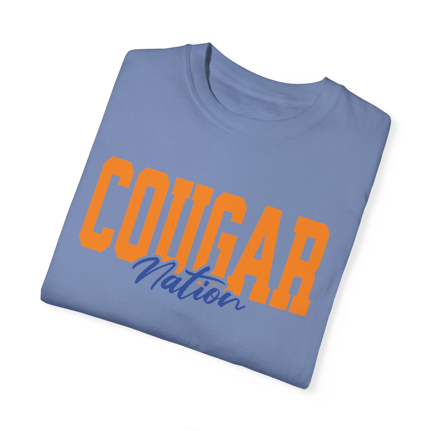 Personalized Team Mascot Nation T-Shirt – Custom School Colors & Collegiate Font