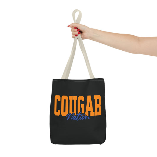 Personalized Team Mascot Nation Game Day Tote Bag – Custom School Colors & Collegiate Font