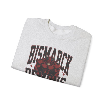 Personalized Muscle Mascot Sweatshirt – Bold Custom School Colors & Game Day Power Look