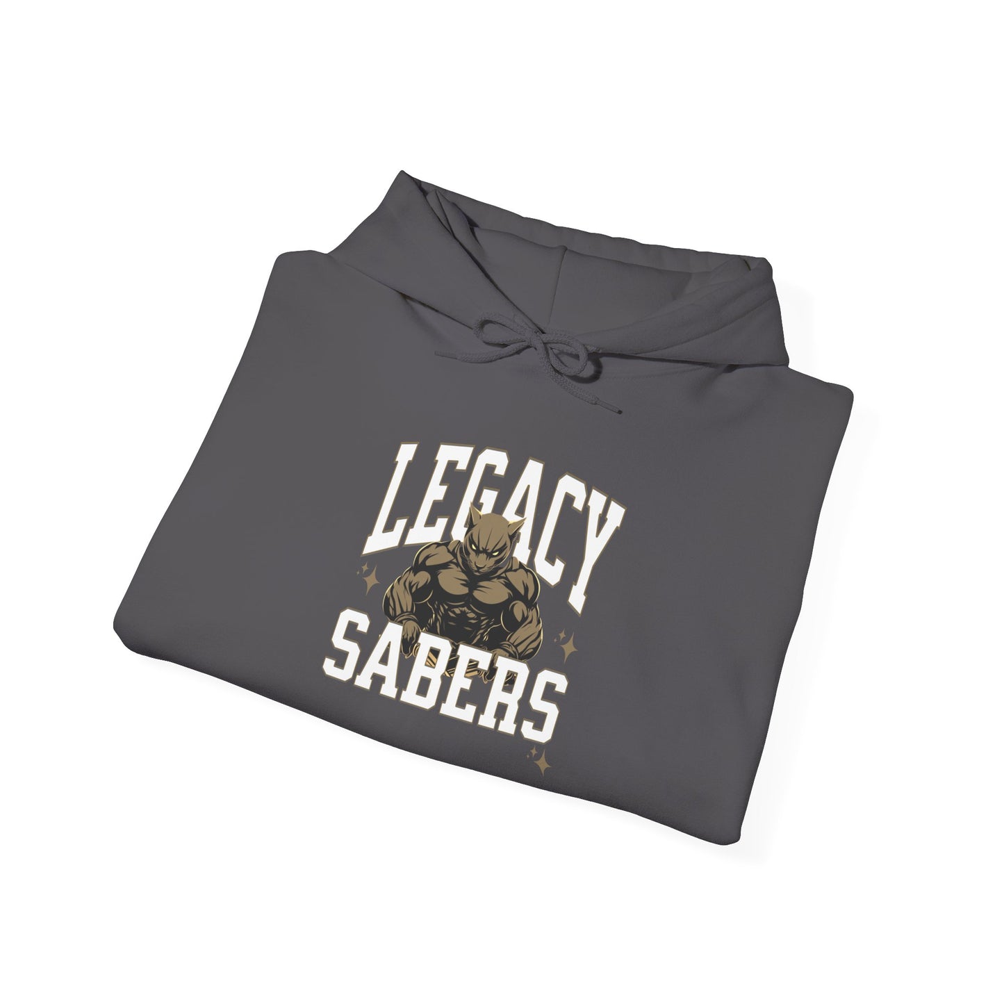 Personalized Muscle Mascot Hoodie – Bold Custom School Colors & Game Day Power Look
