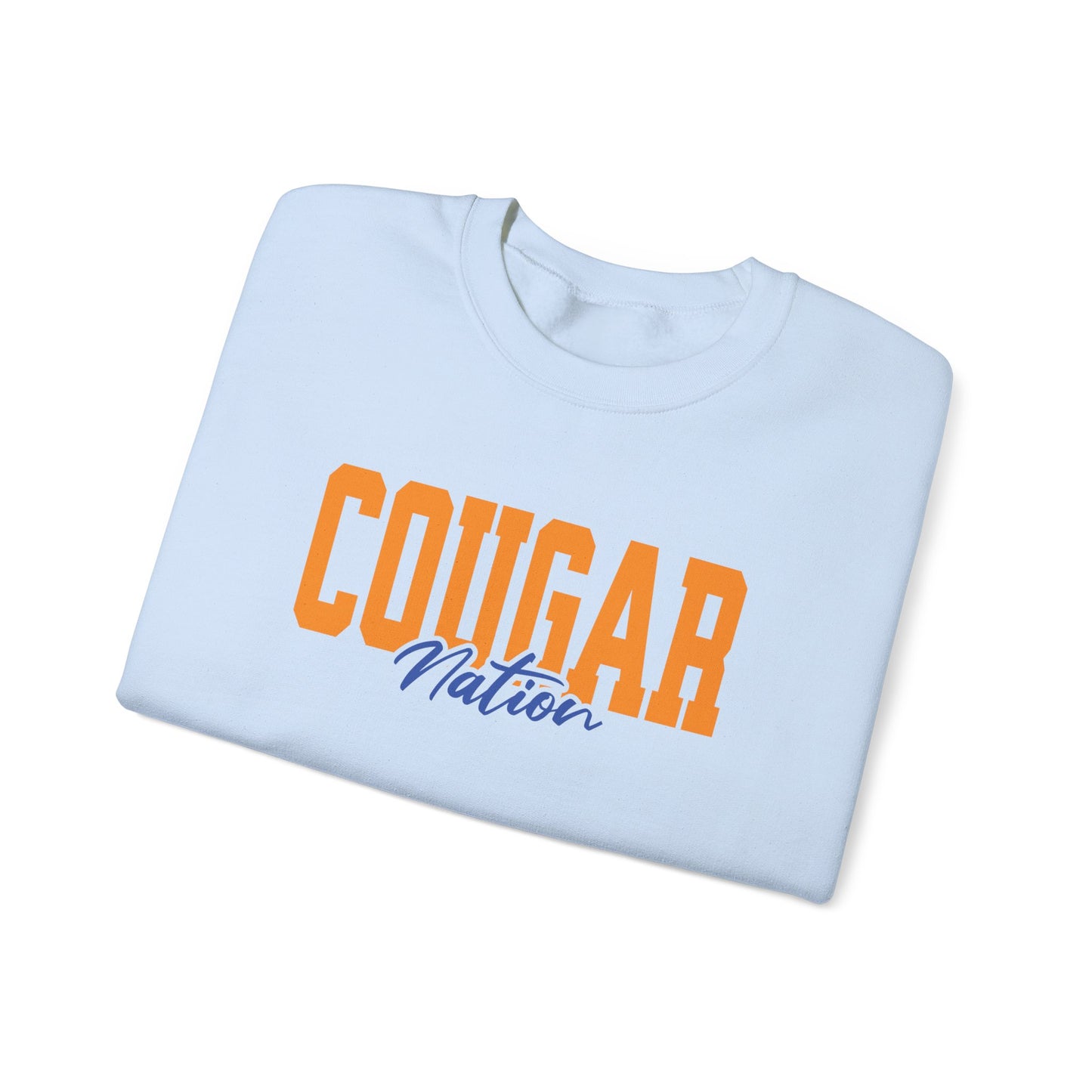 Personalized Team Mascot Nation Crewneck – Custom School Colors & Collegiate Font