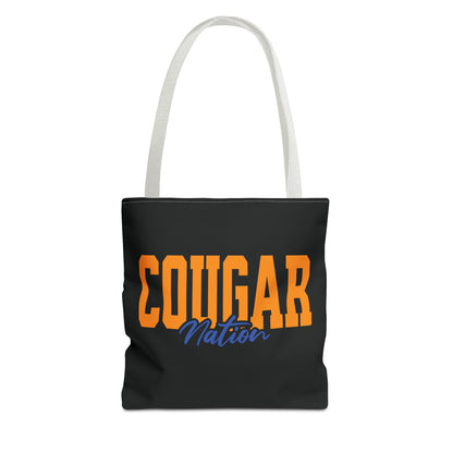 Personalized Team Mascot Nation Game Day Tote Bag – Custom School Colors & Collegiate Font