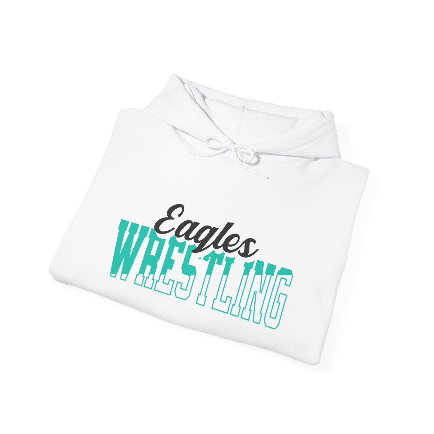 Custom Wrestling Team Mascot Hoodie – Personalized School Colors, Solid & Outline Design