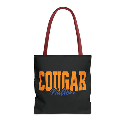 Personalized Team Mascot Nation Game Day Tote Bag – Custom School Colors & Collegiate Font