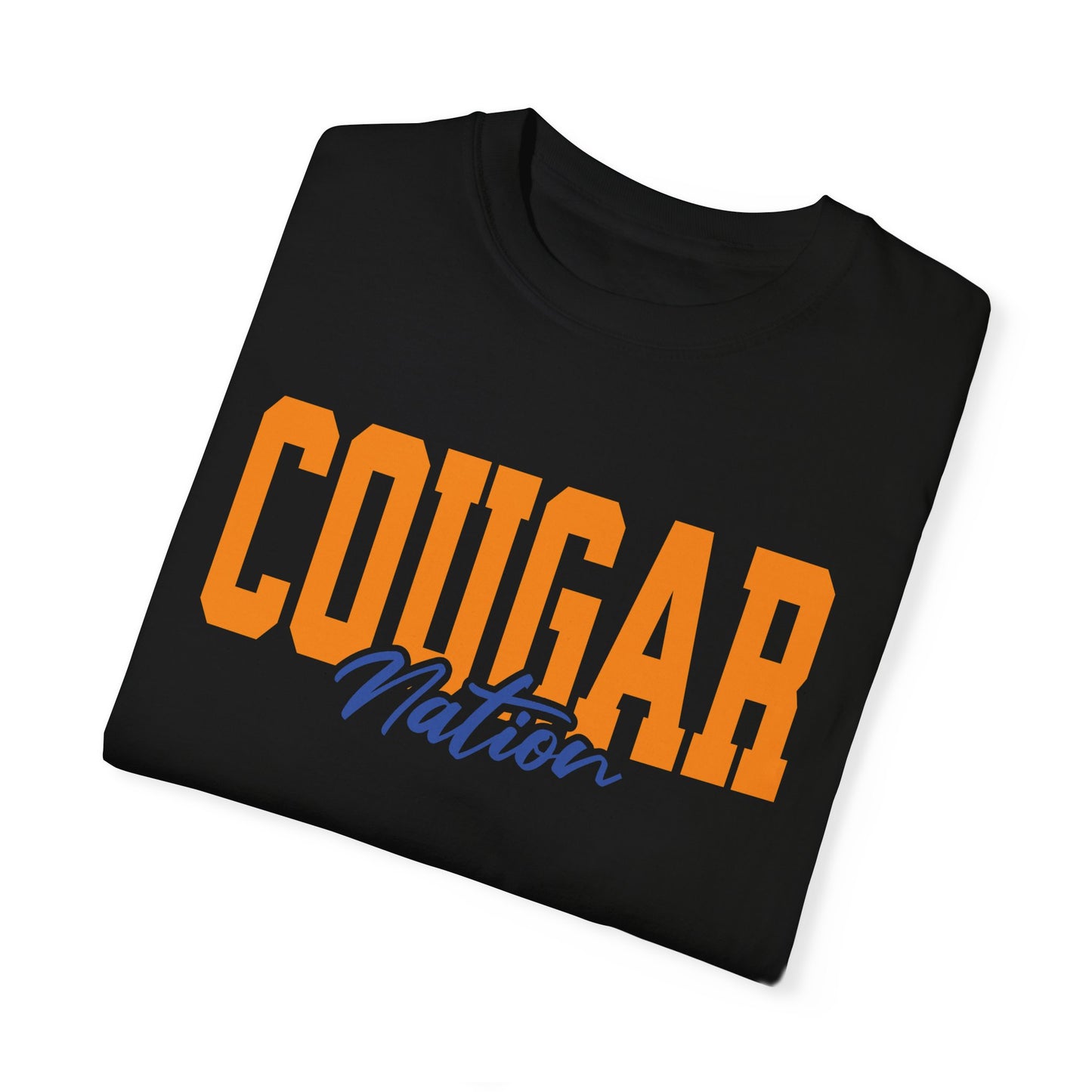Personalized Team Mascot Nation T-Shirt – Custom School Colors & Collegiate Font