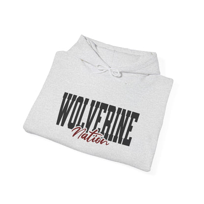 Personalized Team Mascot Nation Hoodie – Custom School Colors & Collegiate Stripes