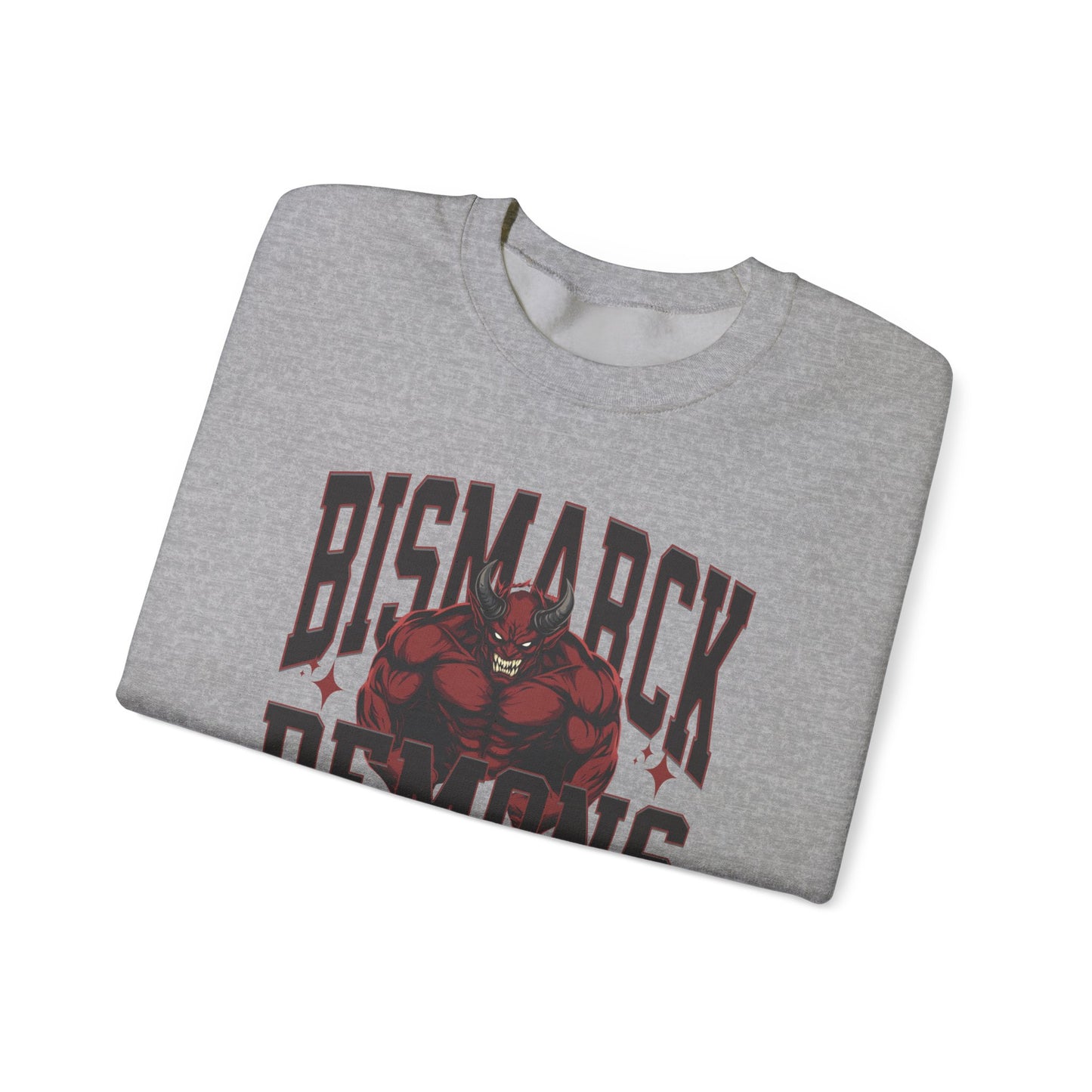 Personalized Muscle Mascot Sweatshirt – Bold Custom School Colors & Game Day Power Look