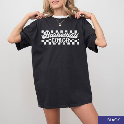 Personalized Retro Basketball T-Shirt – Custom Basketball Coach, Mama, Dad & More