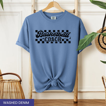 Personalized Retro Basketball T-Shirt – Custom Basketball Coach, Mama, Dad & More