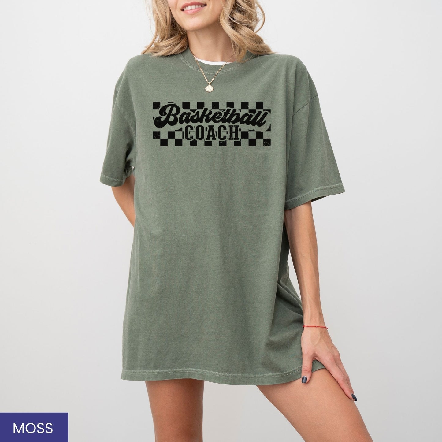 Personalized Retro Basketball T-Shirt – Custom Basketball Coach, Mama, Dad & More