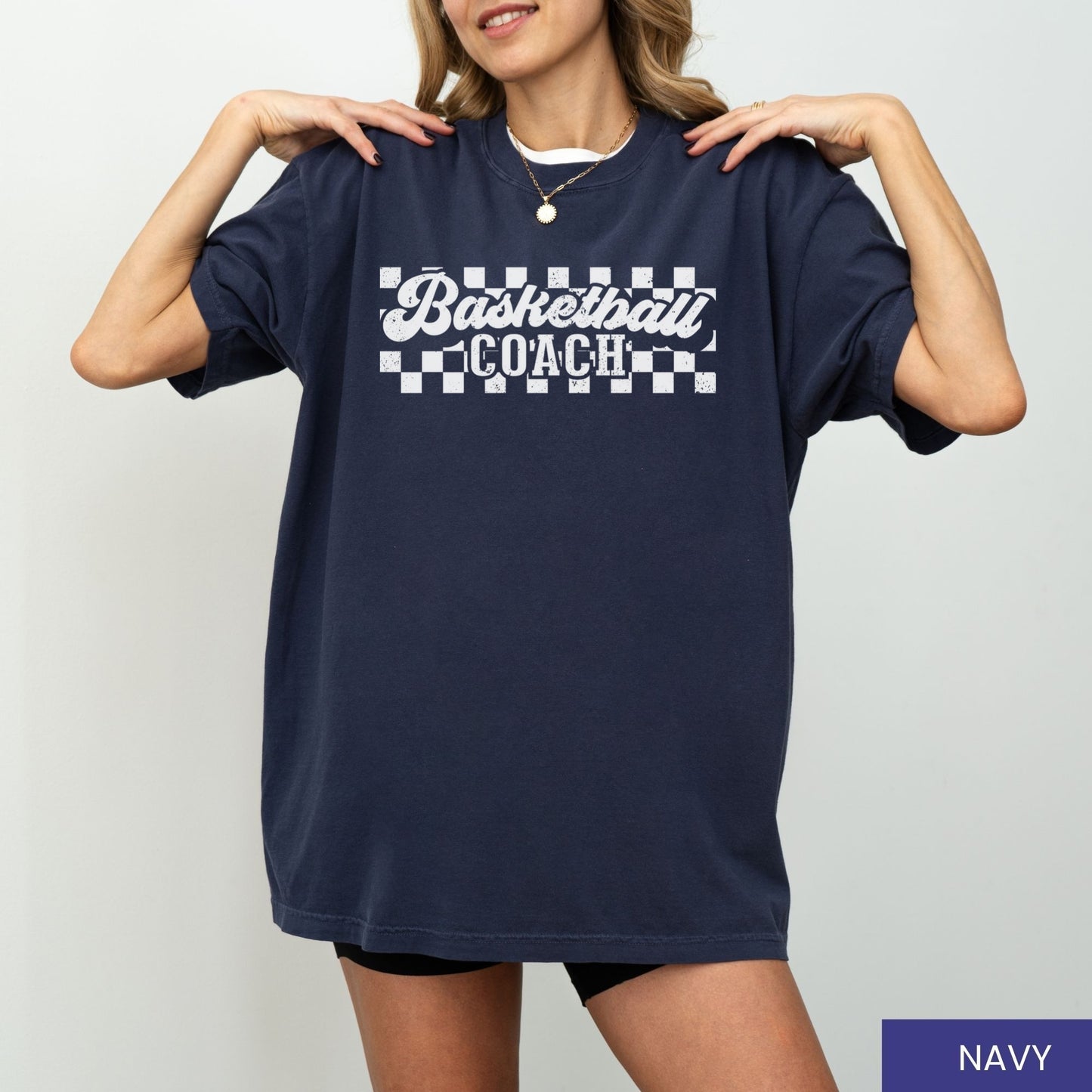 Personalized Retro Basketball T-Shirt – Custom Basketball Coach, Mama, Dad & More