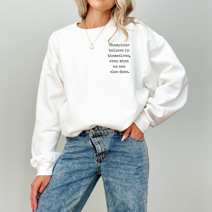 Champion Mindset Embroidered Crewneck Sweatshirt
